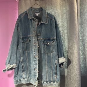 Over sized denim jacket